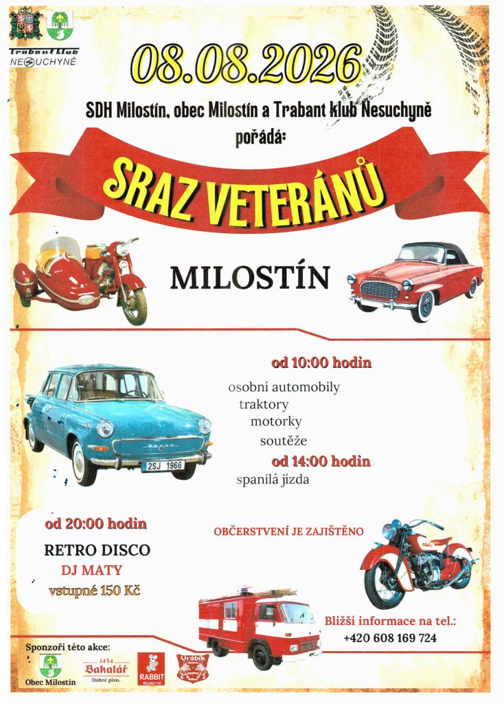 Sraz veteránů Milostín